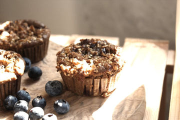 Hanf Blueberry Muffins