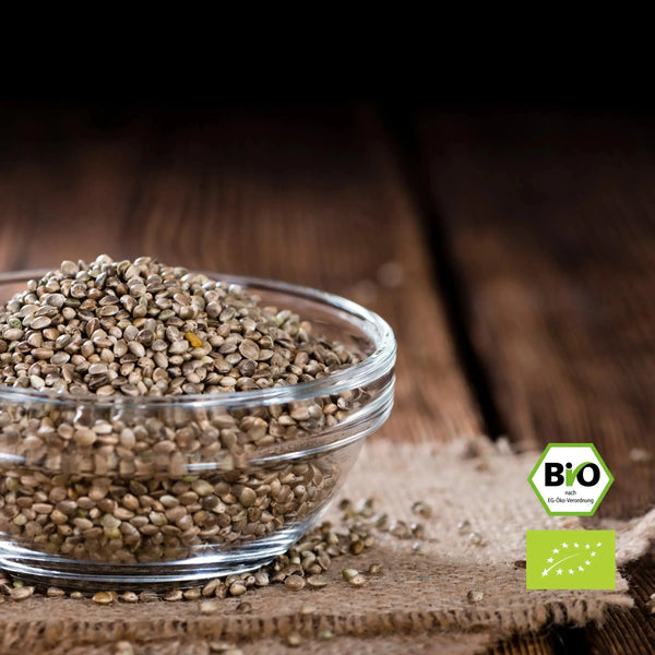 Bio Hanfsamen ungeschält - NUSSIG. - Verzehrempfehlung 5000g