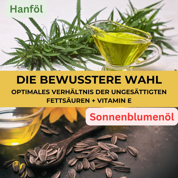 Bio Hanföl kaltgepresst bester Geschmack