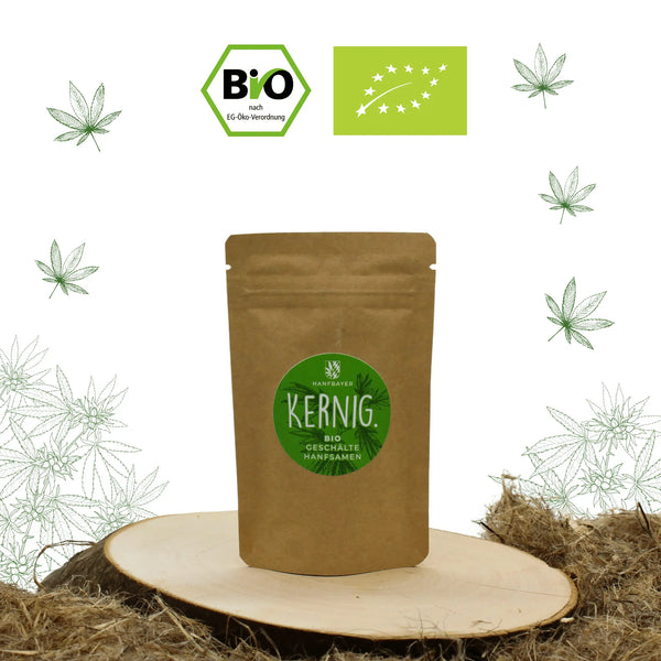 Bio Hanfsamen geschält verpackt