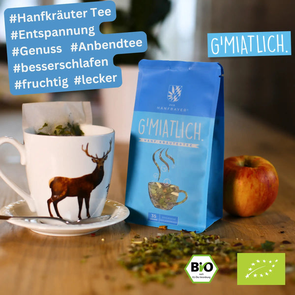 Bio Hanf Kräuter Tee Kaufen Der Hanfbayer UGC-Content