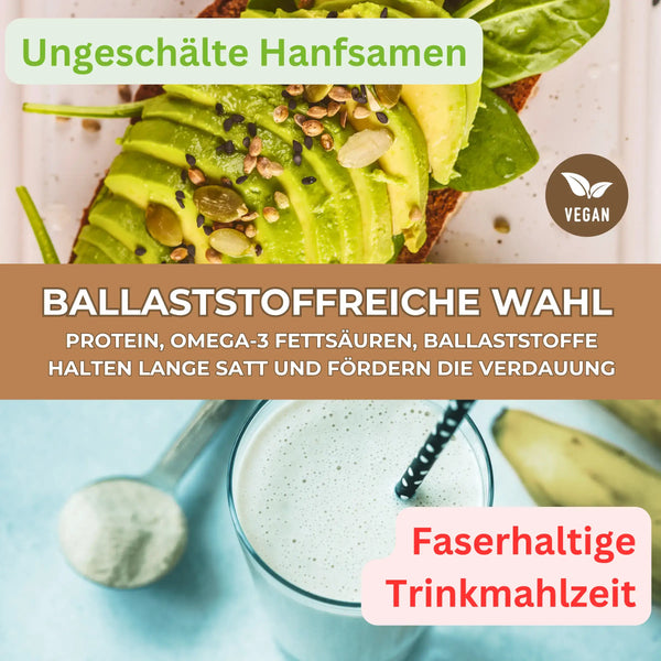 Bio Hanfsamen ungeschält kaufen Nussig Der Hanfbayer Ballaststoffreich