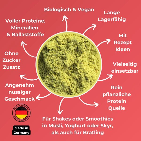 Hanfprotein | Bio & vegan | KRÄFTIG.