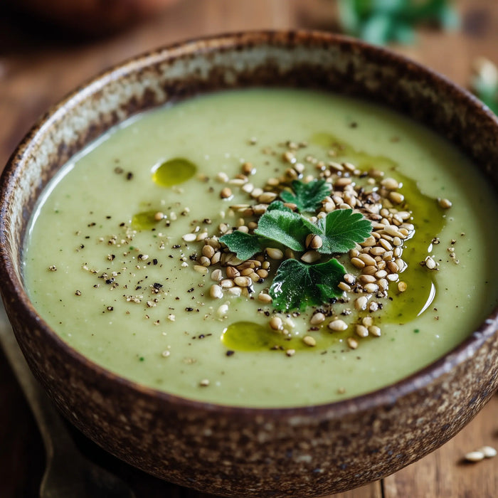 Bärlauch Hanf Kartoffel Suppe