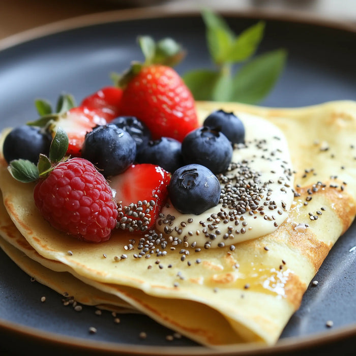 Hanf-Crepes Rezept