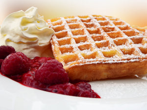 Belgische Waffel mit Hanfprotein