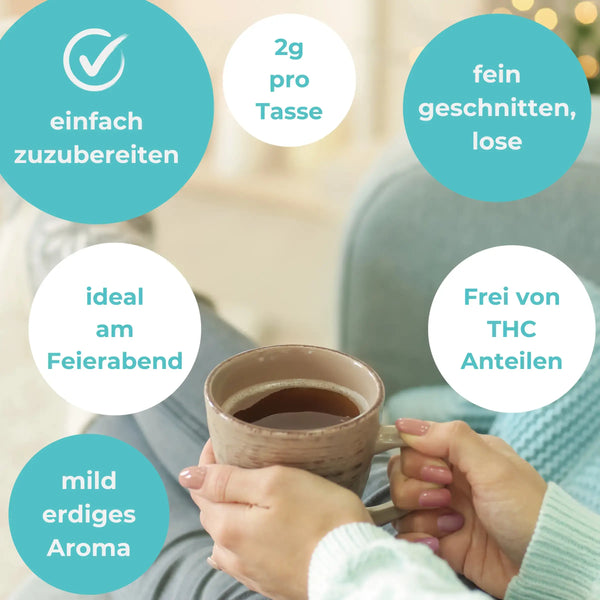 Bio Hanfblätter Tee kaufen Der Hanfbayer Genuss