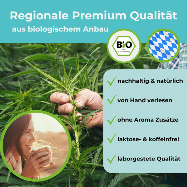 Bio Hanfblätter Tee kaufen Der Hanfbayer Statement