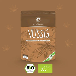 Bio Hanfsamen ungeschält - NUSSIG. - Der Hanfbayer