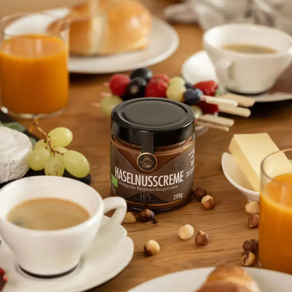 Haselnuss Creme besser als Nutella