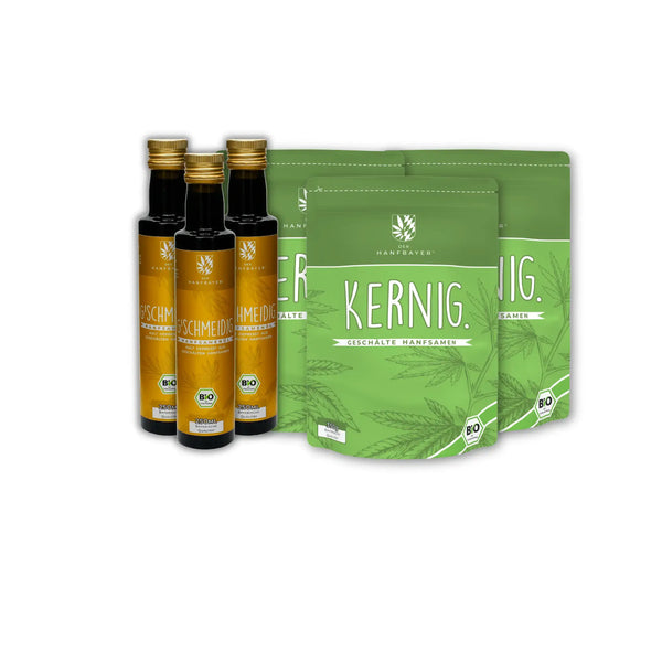 Bio Hanföl Hanfsamen Bundle