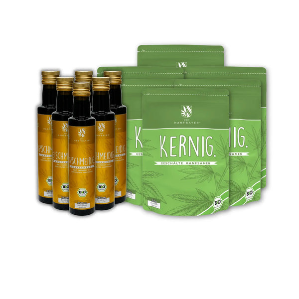 Bio Hanföl Hanfsamen Bundle
