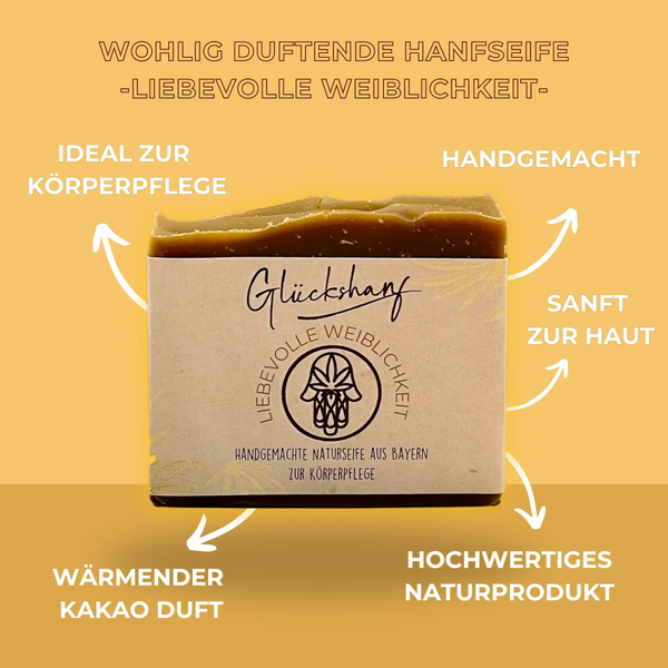 Hanfseife - Liebevolle Weiblichkeit