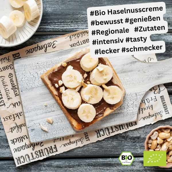 Bio Haselnusscreme kaufen Serviervorschlag