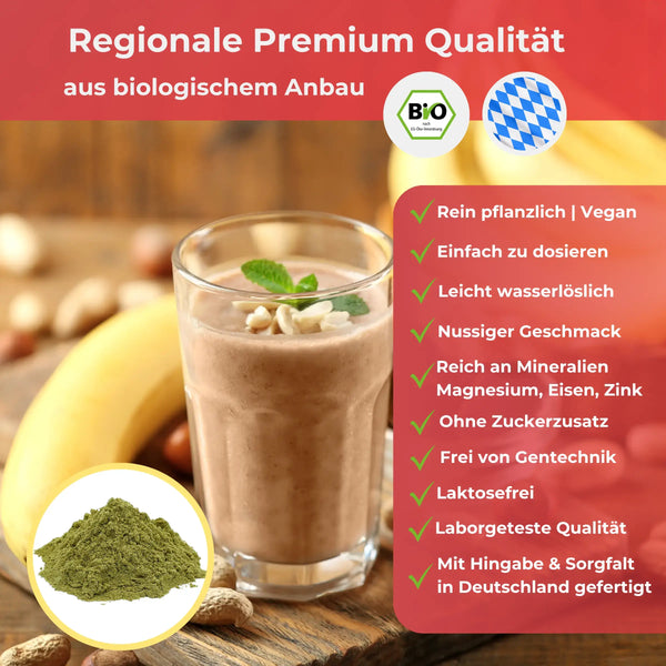 Hanfprotein | Bio & vegan | KRÄFTIG.