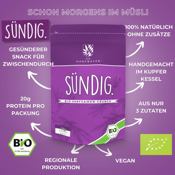 Bio Hanfsamen Sündig kaufen Der Hanfbayer Vorteile