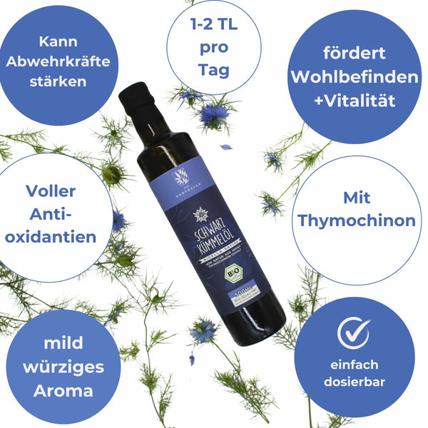 Bio Schwarzkümmelöl Wirkung