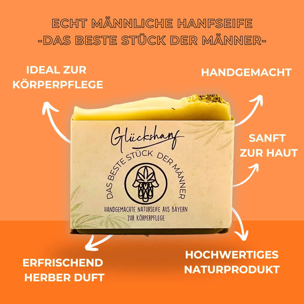Hanfseife - Das beste Stück des Mannes