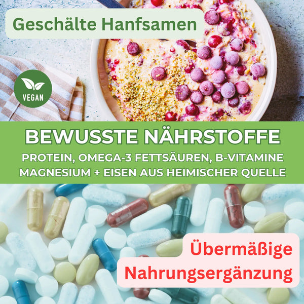 Geschälte Hanfsamen Der Hanfbayer